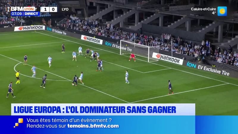 Ligue Europa : L'OL dominateur sans gagner