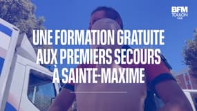 Sainte-Maxime: la Protection civile du Var forme aux premiers secours