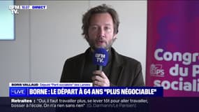 Boris Vallaud (PS) sur la retraite à 64 ans: "Il n'y a pas plus injuste pour les classes moyennes et populaire"