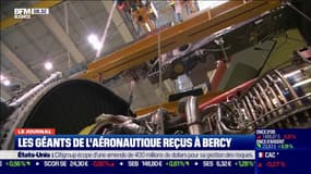 Les entreprises de l'aéronautique reçus à Bercy