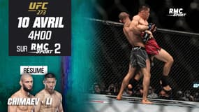 UFC : Chimaev martyrise Li (et parle à Dana White en plein combat)