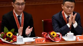 Jack Ma, fondateur d'Alibaba, et Ma Huateng, alias Pony Ma, PDG de Tencent, sont les bons élèves de l'économie chinoise. Ils étaient les invités d'honneur du président Xi Jiping pour le 40e anniversaire de la politique de réforme et d'ouverture en décembre dernier à Pékin.