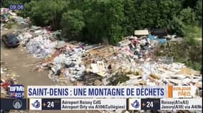 Saint-Denis: une montage de déchets sous les fenêtres d'une résidence étudiante