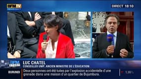 Réforme du collège: Manuel Valls dénonce des "mots insupportables" de Nicolas Sarkozy contre Najat Vallaud-Belkacem