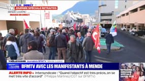 Mobilisation contre la réforme des retraites: environ un millier de manifestants à Mende 