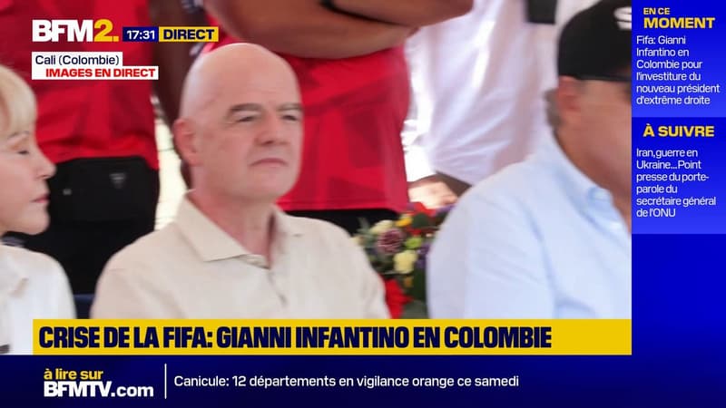 Crise de la FIFA: Gianni Infantino est en Colombie