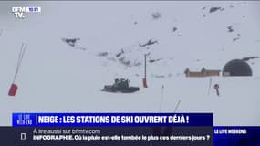 Motoneiges, dameuses, télésièges et télécabines... La saison des sports d'hiver est officiellement ouverte