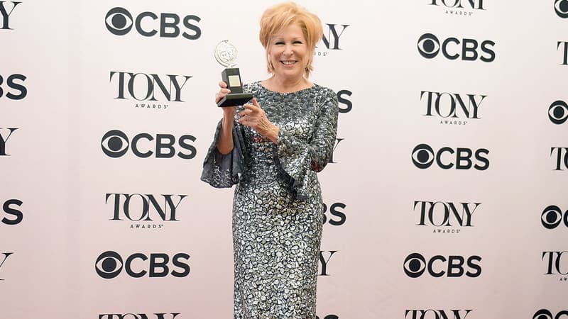 Bette Middler à New York le 11 juin 2017 à l'occasion des Tony Awards