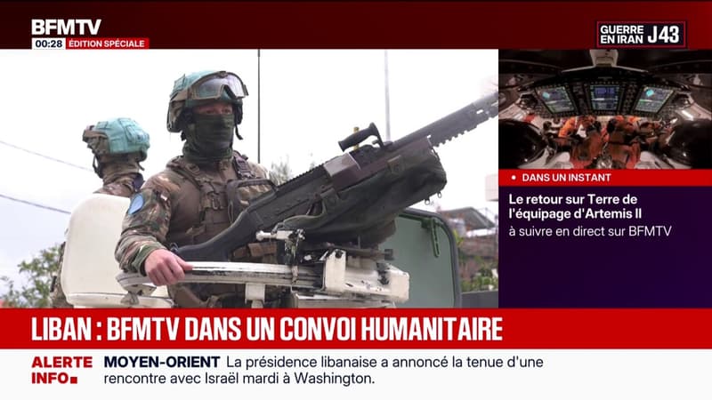 Guerre au Moyen-Orient: avec des Casques bleus français dans le Sud-Liban