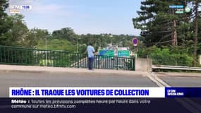 Rhône: un Lyonnais traque les voitures de collection pour les photographier