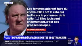 Sexisme, vulgarité... Les propos choquants de Gérard Depardieu révélés par Complément d'enquête