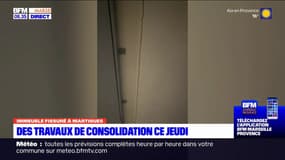 Immeuble fissuré à Martigues: des travaux consolidation ce jeudi