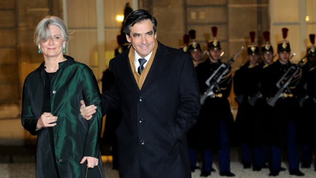 Penelope et François Fillon le 2 mars 2011.