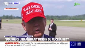 Conflit Iran/Israël: "Pourquoi l'Iran aurait besoin du nucléaire ?", déclare Donald Trump