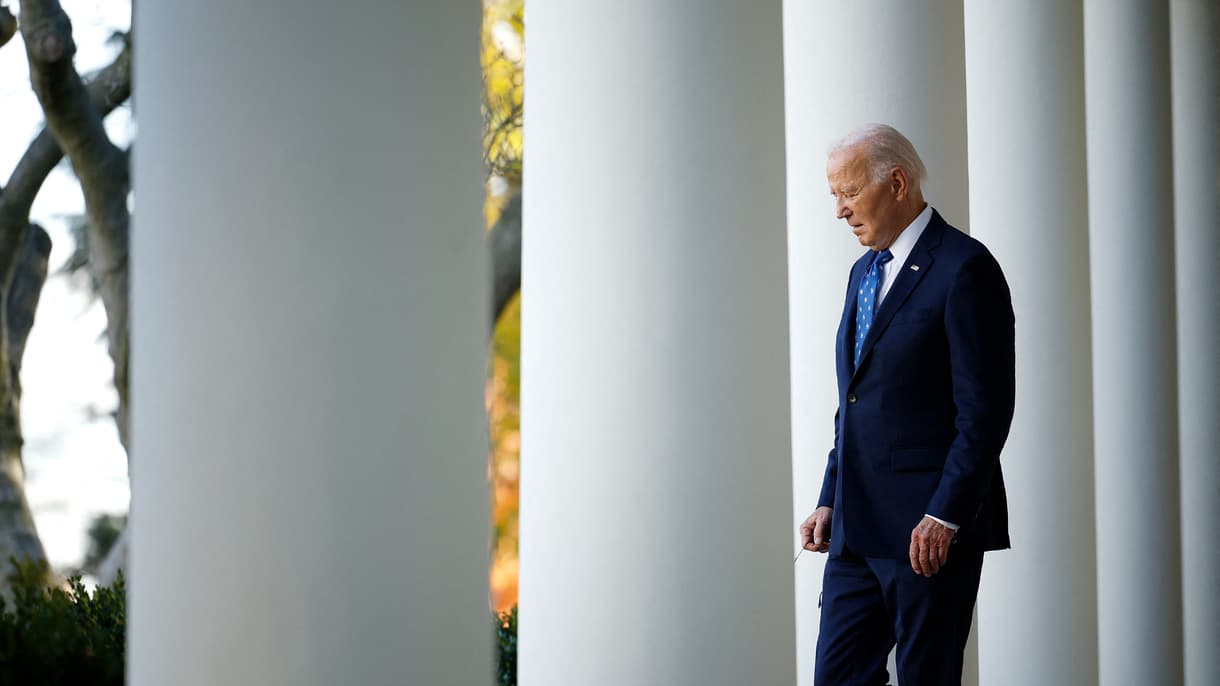 Joe Biden à la Maison Blanche le 26 novembre 2024
