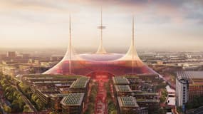 Le projet de nouveau stade de Manchester United, dévoilé le 11 mars 2025