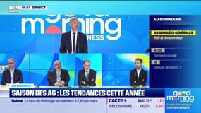 Le débrief de la matinale  : Saison des AG , les tendances cette année - 08/04