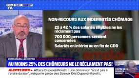 Assurance chômage: plus d'un quart des salariés éligibles ne demandent pas à être indemnisés 