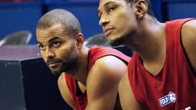 Tony Parker et Boris Diaw