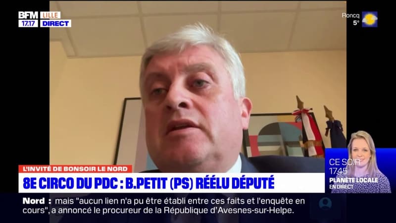 Pas-de-Calais: le candidat Nupes Bertrand Petit réélu député dans la 8e circonscription
