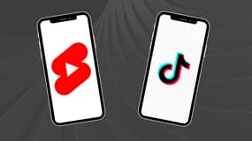 Les logos de Tiktok et Shorts