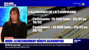 Nord: la campagne de recensement débute ce jeudi