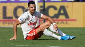 Cristiano Ronaldo lors d'un match de la Juventus, à Florence le 14 septembre 2019