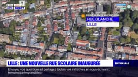 Lille: une nouvelle rue scolaire inaugurée