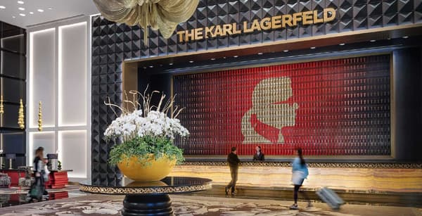 L'hôtel Karl Lagerfeld à Macao.