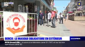 Berck: le port du masque de nouveau obligatoire sur la digue