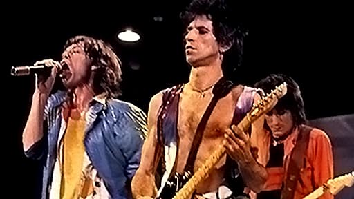 Les Stones en concert en 1981.