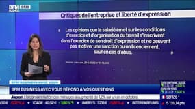 BFM Business avec vous : Un salarié peut-il être sanctionné lorsqu'il remet en cause l'organisation d'une entreprise ? - 06/12