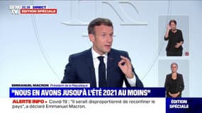 Emmanuel Macron: "J'ai besoin de chacun d'entre vous, nous avons besoin les uns des autres"