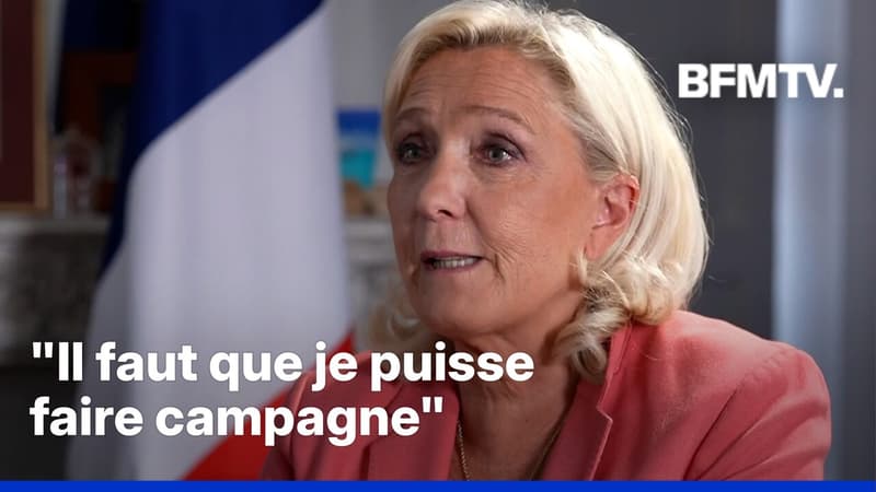 Marine Le Pen affirme qu'elle ne sera pas candidate en 2027 si elle est placée sous bracelet électronique