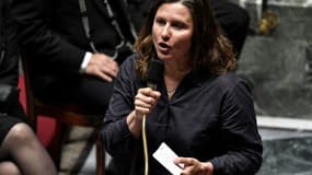 La  ministre chargée des Sports Roxana Maracineanu, lors de la séance des questions au gouvernement, loe 28 juillet 2020 à l'Assemblée Nationale à Paris 
