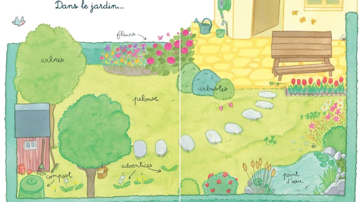 Leur Jardin d'Alain Baraton, illustré par Laure Monloubou Leur Jardin d'Alain Baraton, illustré par Laure Monloubou