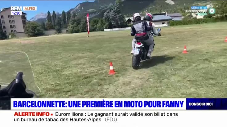 Barcelonnette: initiation au pilotage de moto