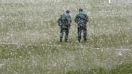 La neige risque d'accueillir les joueurs de l'équipe de France mercredi soir à Kiev.