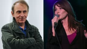 Michel Houellebecq et Carla Bruni