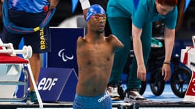 Gabriel Geraldo dos Santos Araujo aux Jeux paralympiques de Paris, à Nanterre le 29 août 2024
