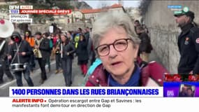 Grève du 7 mars: 1400 personnes dans les rues de Briançon contre la réforme des retraites