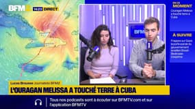 Ouragan Melissa: "L'œil du cyclone est en train de se décaler vers les Bahamas"
