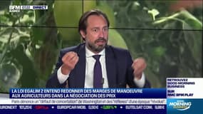 Gregory Besson-Moreau (Député LREM rapporteur de la loi "Egalim 2"): "Nous avons vraiment fixé la hausse tarifaire des prix de matières premières agricoles, le distributeur n'a plus d'autre choix que d'accepter"