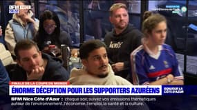 La déception des supporters azuréens après la défaite des Bleus