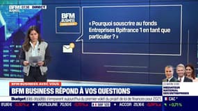 #BFMBusinessAvecVous "Pourquoi souscrire au fonds Entreprises Bpifrance 1 en tant que particulier?"