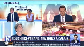 Bouchers-végans, tensions à Calais