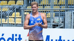 Kevin Mayer lors des championnat de France en juillet 2023