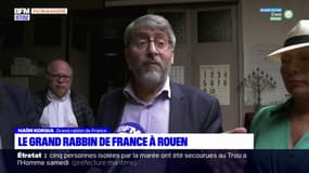 Rouen: le Grand rabbin présent après l'incendie de la synagogue