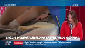 Crédit d'impôt immédiat: à partir de quand ?