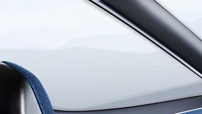 L'habitacle rappelle le concept F015 dévoilé au CES l'année dernière.